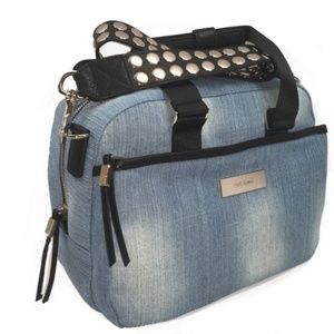 One Left - "Swift" Satchel by STEVEN (Denim)
